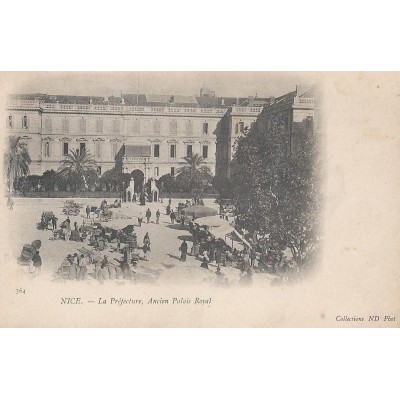 Nice - La préfecture,ancien Palais Royal 1900